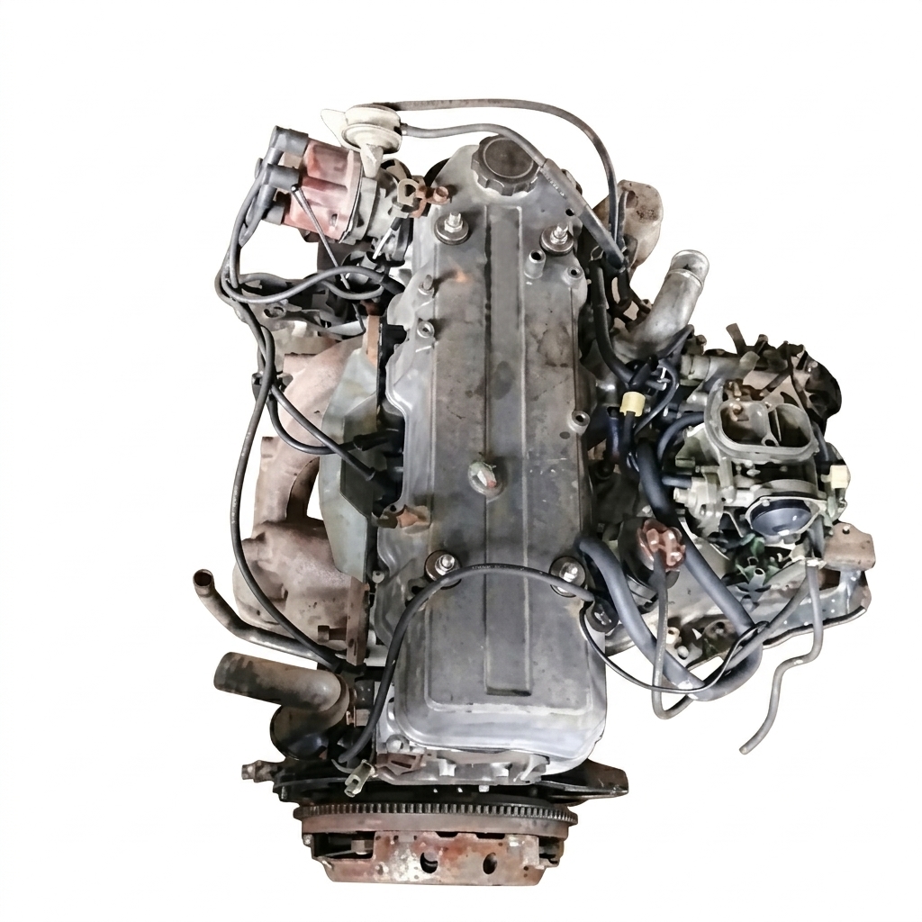Toyota Hilux / cresida 2.4l 22r - engine - engine only